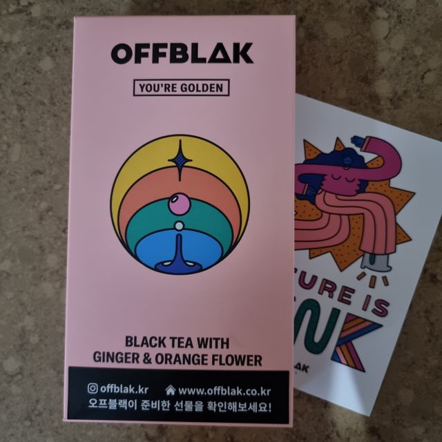 [오프블랙] 아침을 상큼하게 시작하는 에너지티! 유아골든 블렌딩홍차 12T 리뷰 사진