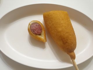 오마뎅 한우핫도그 — 4.5점을 준 리뷰어가 2021년 5월 올린 사용 사진