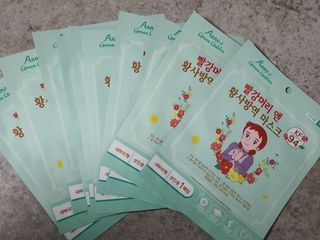 [숨그림] 2D 새부리형, 짱구, 무직타이거, 빨강머리앤 우리아이 그리고 내가 쓰는 믿을수있는 케릭터 마스크 — 5점을 준 리뷰어가 2021년 9월 올린 사용 사진