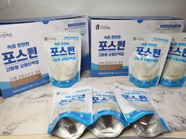 자연에온 마시는 프로틴 고함량 균형단백질 음료 포스틴 125ml 10개입 1BOX 리뷰 사진