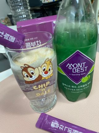 참앤들황토농원 7가지 맛! 탄산 톡톡! 스파클링! 데이앤 콤부차 7종 10포 1박스씩 ★총 7박스★ — 5점을 준 리뷰어가 2023년 3월 올린 사용 사진