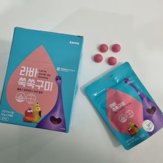 [푸름웰니스] 라바 쑥쑥구미 36g — 5점을 준 리뷰어가 2021년 12월 올린 사용 사진