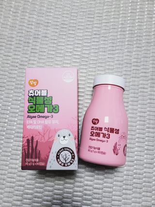 앙팡 츄어블 식물성 오메가3 1000mg x 80캡슐 — 5점을 준 리뷰어가 2022년 10월 올린 사용 사진