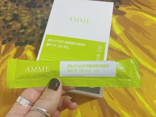 아므_이너뷰티 아므 젤리 컷 그린 씨드 10개입 — 5점을 준 리뷰어가 2021년 3월 올린 사용 사진
