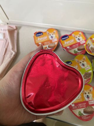 비타크래프트 조에시 하트캔 85g 강아지 습식캔 10캔 — 5점을 준 리뷰어가 2021년 9월 올린 사용 사진