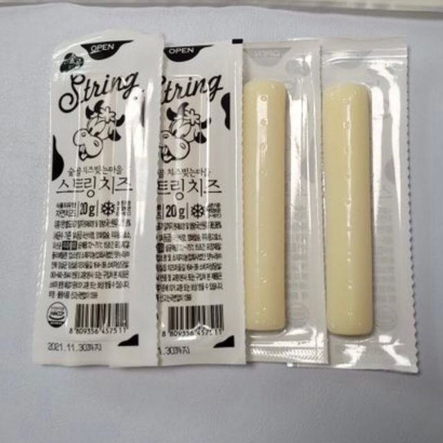 숲골 임실 치즈마을 스트링 치즈 200g 리뷰 사진