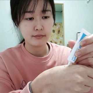 히루스카 포스트아크네 클리어 — 5점을 준 리뷰어가 2021년 1월 올린 사용 사진