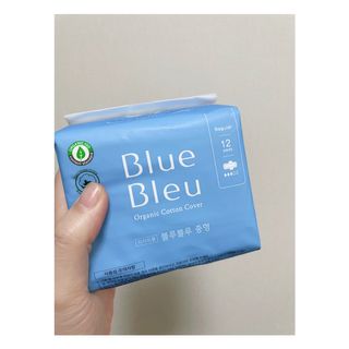 블루블루 유기농 순면 커버 생리대 — 4점을 준 리뷰어가 2021년 1월 올린 사용 사진