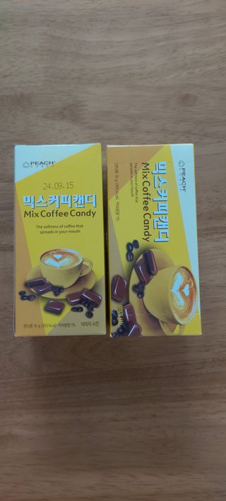 (주) 피치코리아 믹스커피캔디76g x2개입 — 5점을 준 리뷰어가 2022년 11월 올린 사용 사진