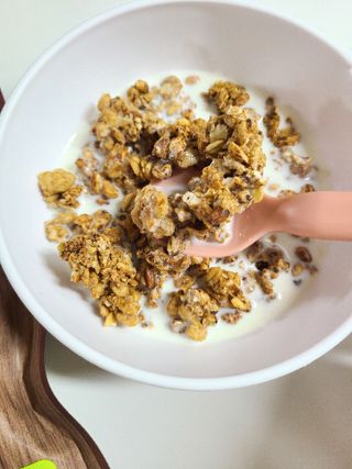 맛있게 먹어도 당 1g 대, 오!그래놀라 저당 통보리 — 5점을 준 리뷰어가 2025년 1월 올린 사용 사진