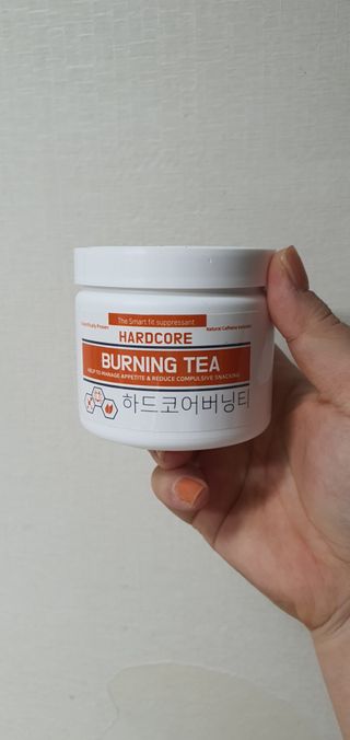 뉴트리션팩토리 하드코어버닝티 오리지널 — 5점을 준 리뷰어가 2021년 8월 올린 사용 사진