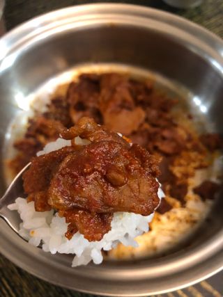 [앤더미트] 더 불맛 북성로 연탄불고기 반반 세트(간장맛 150g,매콤한 맛 150g) — 5점을 준 리뷰어가 2022년 4월 올린 사용 사진