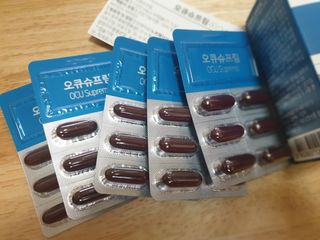 뉴트리션팩토리 비타프렙 오큐슈프림 루테인 오메가3 1050mg — 5점을 준 리뷰어가 2021년 8월 올린 사용 사진