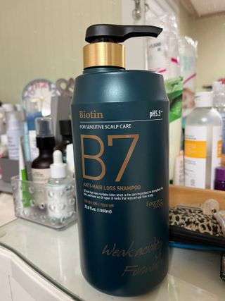 [포레스트스토리] 탈모증상완화 샴푸 1,000ml — 5점을 준 리뷰어가 2022년 3월 올린 사용 사진