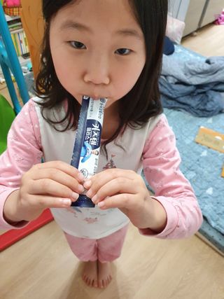키즈텐플러스 연세 키즈텐 플러스 1개월 — 5점을 준 리뷰어가 2021년 2월 올린 사용 사진