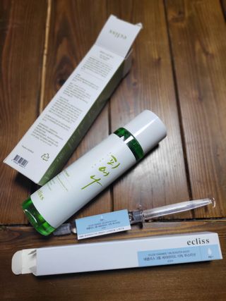 에클리스 피어나 스킨토너 — 4점을 준 리뷰어가 2022년 1월 올린 사용 사진