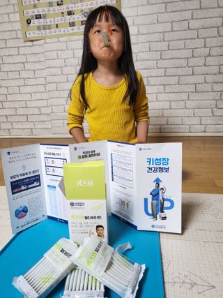 연세생활건강 키즈텐 멀티비타민 1BOX (30포) — 5점을 준 리뷰어가 2022년 5월 올린 사용 사진