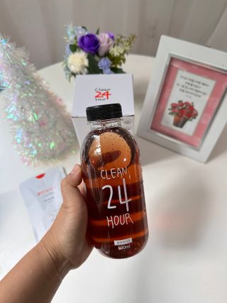 클린24시간 1BOX(5포) + 전용보틀(500ml) — 5점을 준 리뷰어가 2023년 8월 올린 사용 사진