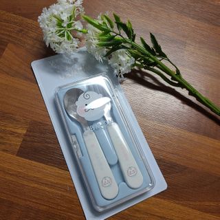 유비맘 스푼포크 케이스 세트 1+1 _컬러랜덤 발송 — 5점을 준 리뷰어가 2021년 2월 올린 사용 사진
