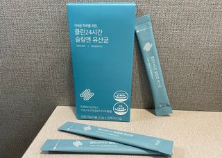 클린24시간 슬림앤유산균 1박스 (3.5g X 15포) — 5점을 준 리뷰어가 2022년 9월 올린 사용 사진