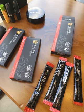 새롬바이오 리생 [미쾌변] 차전자피 식이섬유 건강기능식품 3팩 — 5점을 준 리뷰어가 2021년 7월 올린 사용 사진