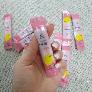 비타앤C 레몬맛, 망고맛 — 5점을 준 리뷰어가 2021년 4월 올린 사용 사진