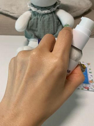 제주인디 폴리 인디고 모이스트 젤 크림 (이너보틀 에디션) — 5점을 준 리뷰어가 2023년 4월 올린 사용 사진