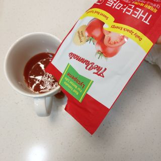 제이제이바이오 더단마토 프리미엄주스 100ml 30팩입 - 무설탕 스테비아 토마토즙 — 4점을 준 리뷰어가 2022년 1월 올린 사용 사진