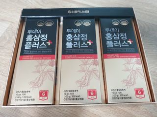 서울약사신협_투데이홍삼정플러스스틱_10g x 30포 — 5점을 준 리뷰어가 2021년 2월 올린 사용 사진