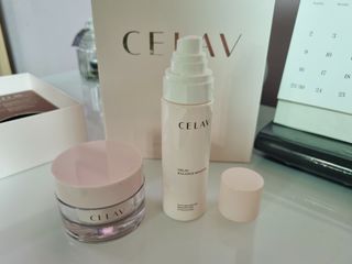 프리마인 바르기만 하면 철벽 스킨케어+24시간 마스크팩 효과. 셀라브 리제너레이팅 시스템 부스터+크림 세트 — 4.5점을 준 리뷰어가 2023년 4월 올린 사용 사진