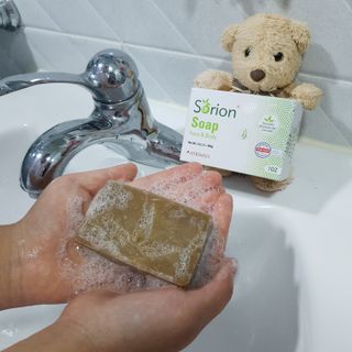 피부 트러블 케어 천연 성분 소리온 비누 soap — 5점을 준 리뷰어가 2022년 2월 올린 사용 사진