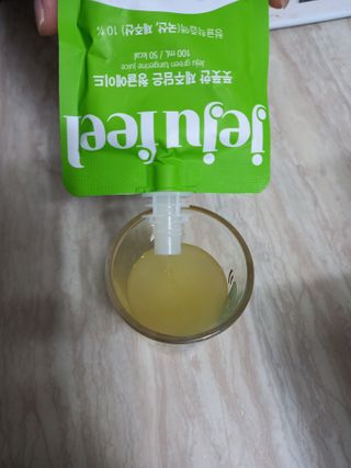 JEJUFEEL 풋풋한 제주담은 청귤에이드 — 5점을 준 리뷰어가 2022년 9월 올린 사용 사진