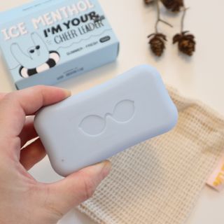 (인스타X) 윌라이프 아이스 멘톨(네이버) 클린 샤워바 샴푸바 150g+거품 — 5점을 준 리뷰어가 2024년 7월 올린 사용 사진