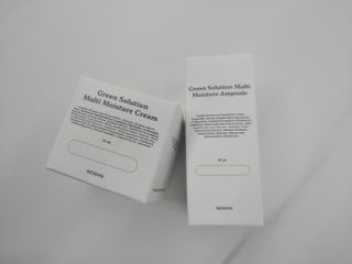 [녹산] 그린 솔루션 멀티 수분 앰플 + 그린 솔루션 멀티 수분크림 — 4.5점을 준 리뷰어가 2022년 10월 올린 사용 사진