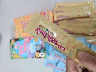 다나음 셀렌에 빠진 아연면역젤리 열대과일맛+사과맛 — 5점을 준 리뷰어가 2021년 2월 올린 사용 사진
