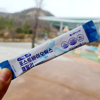 서울약사신협_포스트바이오틱스패밀리_5g x 100포 — 5점을 준 리뷰어가 2021년 3월 올린 사용 사진