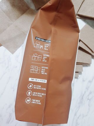 블뤼엔 일회용 수세미 — 5점을 준 리뷰어가 2021년 3월 올린 사용 사진