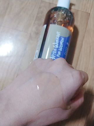 와프랩 운동하는 여성을 위한 더블유 미세먼지 세정 천연유래 약산성 바디워시 — 5점을 준 리뷰어가 2022년 4월 올린 사용 사진