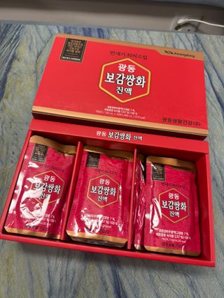 광동생활건강 [광동]진하고 깊은 풍미, 광동 보감쌍화진액 100mL * 18포 — 5점을 준 리뷰어가 2024년 7월 올린 사용 사진