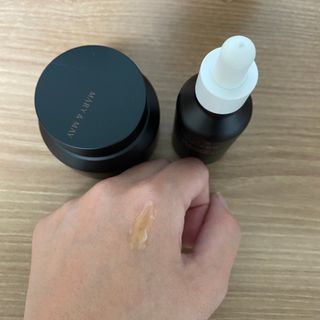 마리엔메이  이데베논 블랙베리 보습 크림 + 세럼 — 4.5점을 준 리뷰어가 2021년 10월 올린 사용 사진