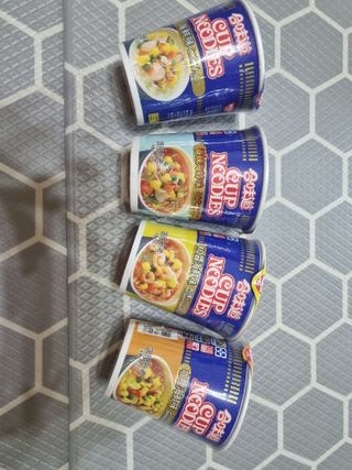 NISSIN 닛신 컵누들  4종 - 씨푸드오리지날, 씨푸드 스파이시, 씨푸드 커리, 씨푸드 XO소스 — 5점을 준 리뷰어가 2022년 3월 올린 사용 사진