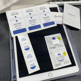 아클리브 Premium 항균 항바이러스 액정 보호필름(iPad) — 4.5점을 준 리뷰어가 2022년 10월 올린 사용 사진
