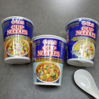 NISSIN 닛신 컵누들  4종 - 씨푸드오리지날, 씨푸드 스파이시, 씨푸드 커리, 씨푸드 XO소스 — 5점을 준 리뷰어가 2021년 10월 올린 사용 사진