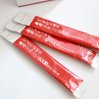 메타아르기닌 GC녹십자웰빙 메타 아르기닌 6000 플러스 오르니틴 — 5점을 준 리뷰어가 2022년 6월 올린 사용 사진