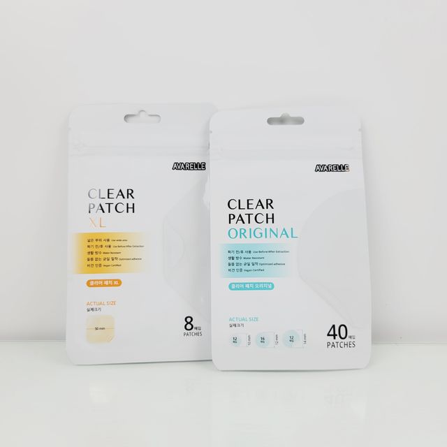 에버렐 아크네 클리어 패치 오리지널(40매) + XL(8매) 1세트, 각 1개씩 리뷰 사진