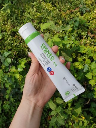 프리마인 유해균 뿐만 아니라 유익균까지 씻어내는 치약은 그만, 건강한 구강환경을 만드는 덴탈엔오 — 5점을 준 리뷰어가 2022년 7월 올린 사용 사진
