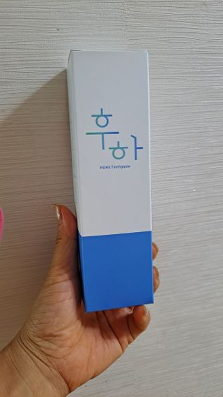 [심폐소생소] 무불소 임산부 천연 치약 — 5점을 준 리뷰어가 2021년 9월 올린 사용 사진