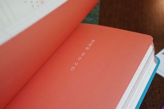 리훈 2023년 하고싶은말다이어리 (세로/정사각 중 택 1, 베이지/블루 중 택 1) — 5점을 준 리뷰어가 2023년 1월 올린 사용 사진