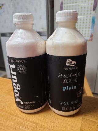 숲골 임실치즈마을 프로바이오 요거트 900ml — 4점을 준 리뷰어가 2021년 8월 올린 사용 사진
