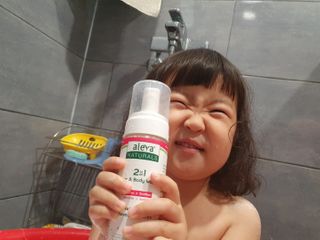 알레바 내츄럴 2in1 헤어 바디워시 — 5점을 준 리뷰어가 2021년 1월 올린 사용 사진